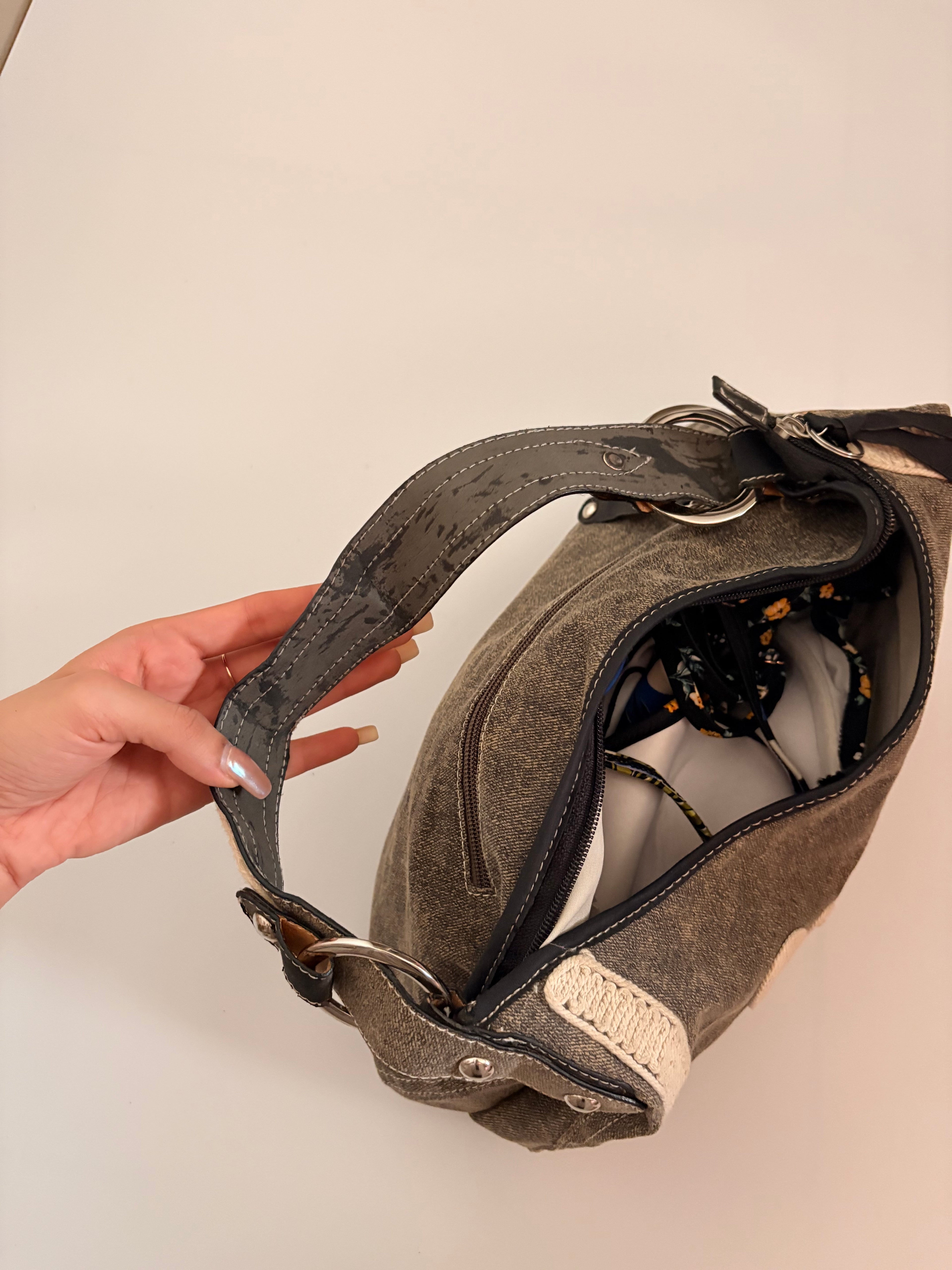 denim hobo bag