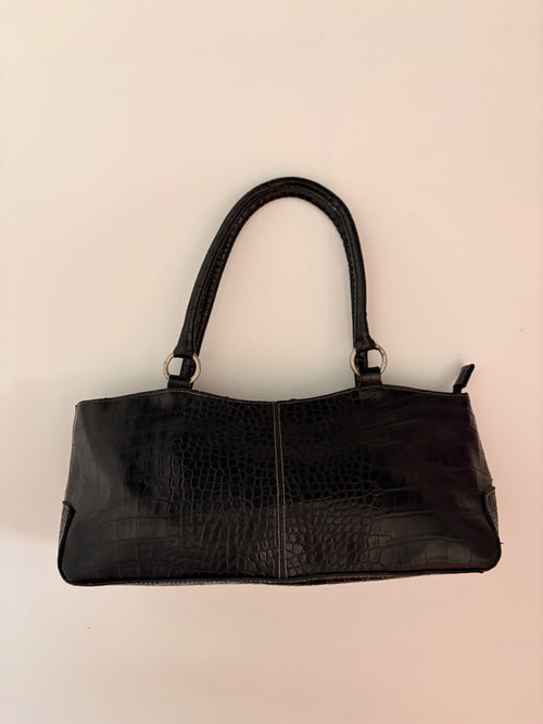 croc embossed bag